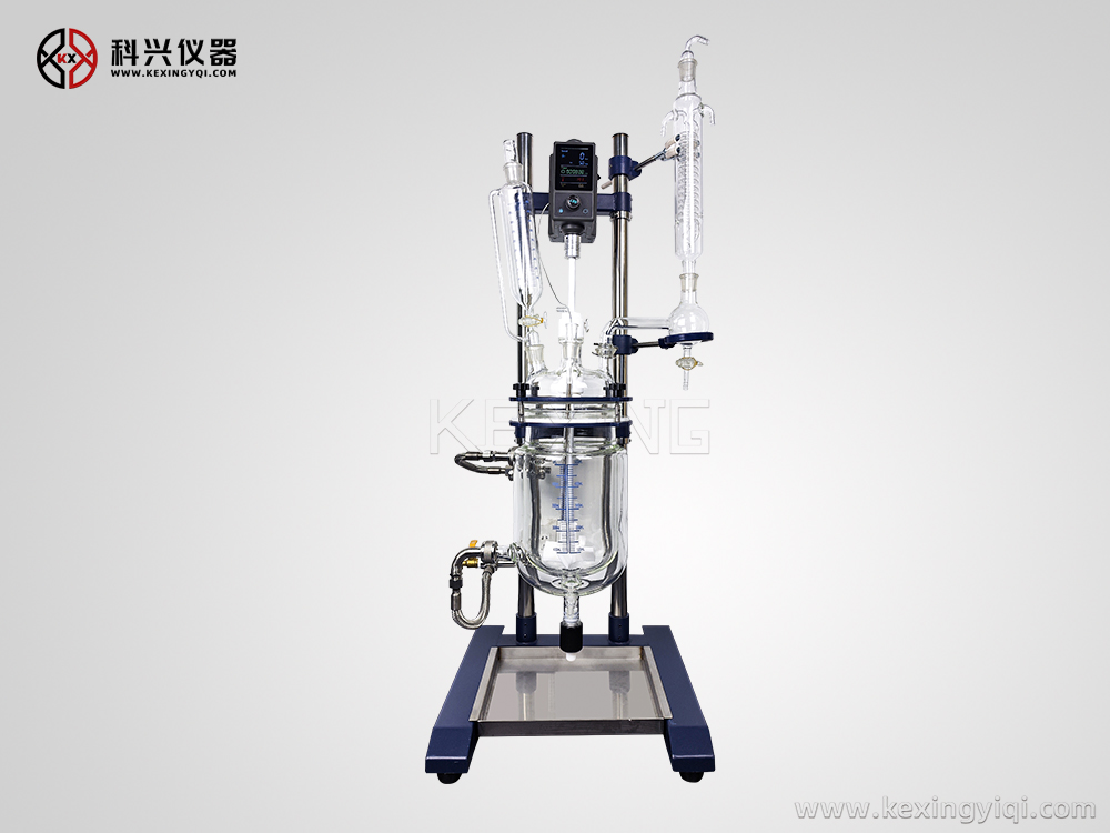 5L桌面式雙層玻璃反應釜